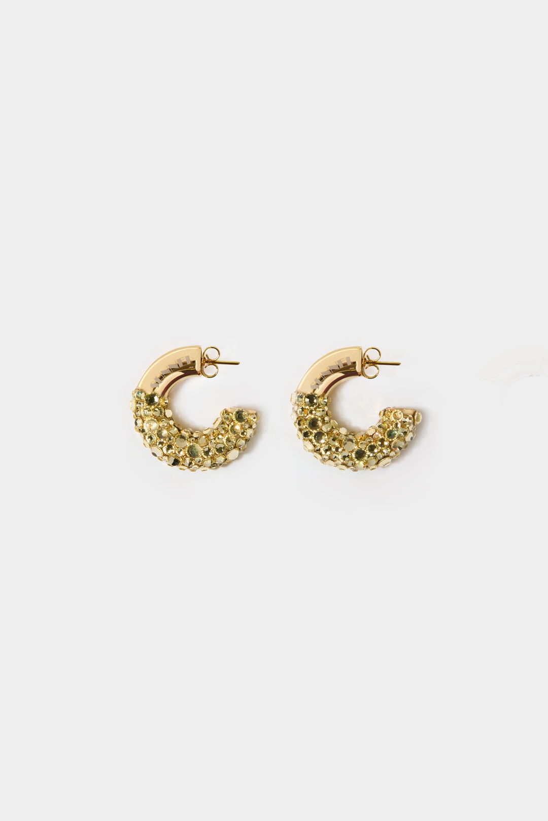 GLITTERIZED EARRINGS / gold - 1