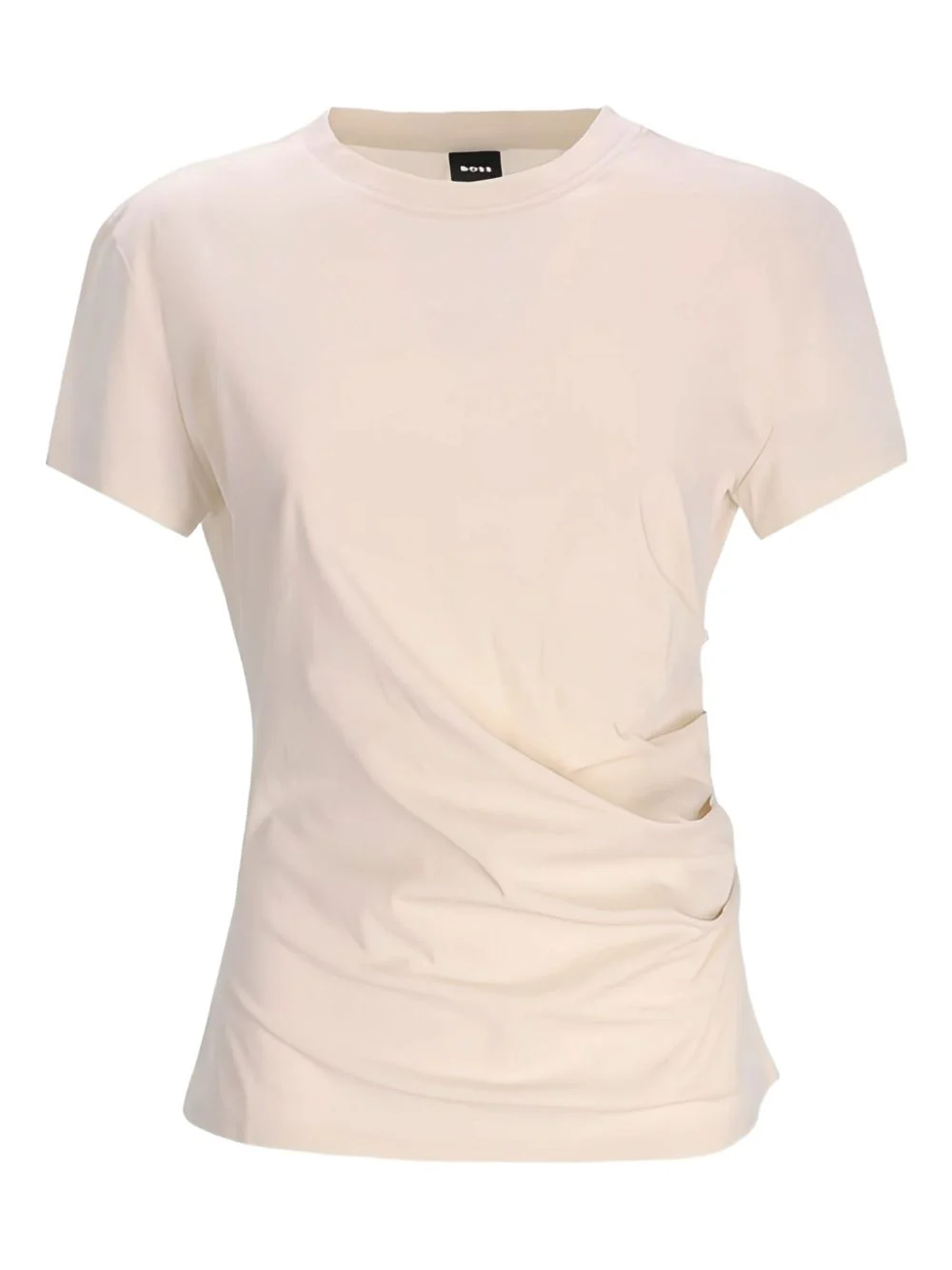 ruched-detail T-shirt - 1