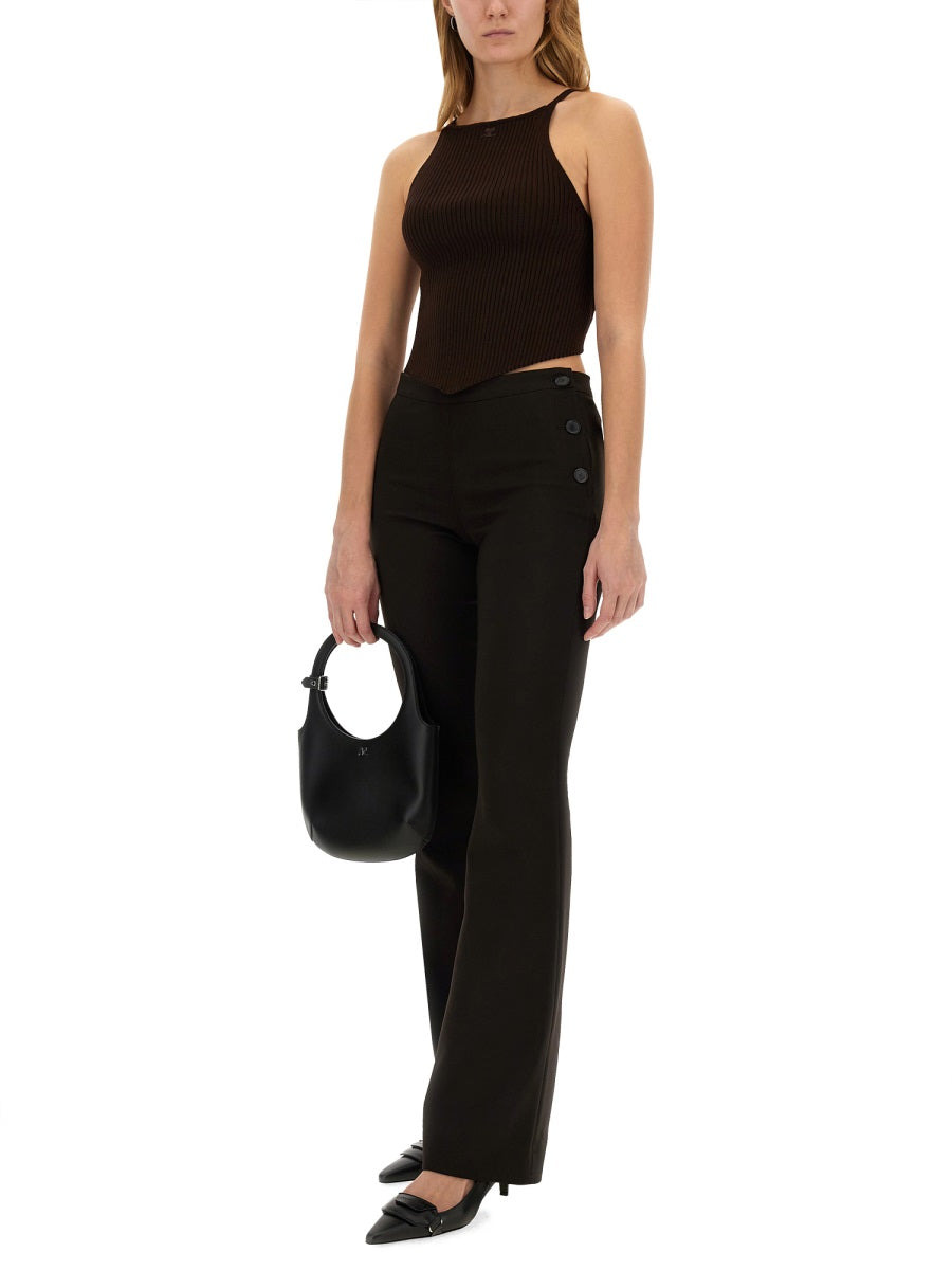 Courreges Women Tailored Pants Oblique - 2