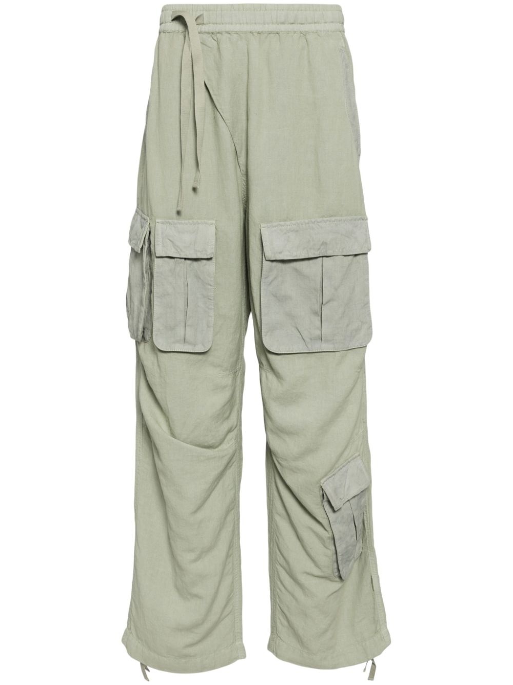 asymmetric cargo trousers - 1