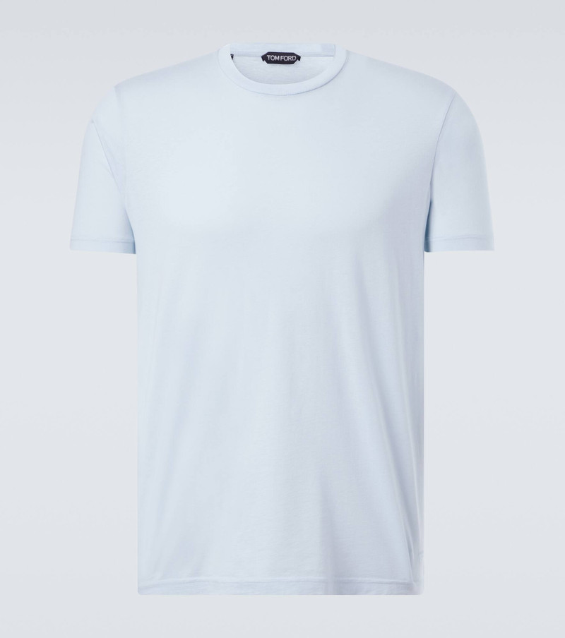 Cotton and silk jersey T-shirt 1