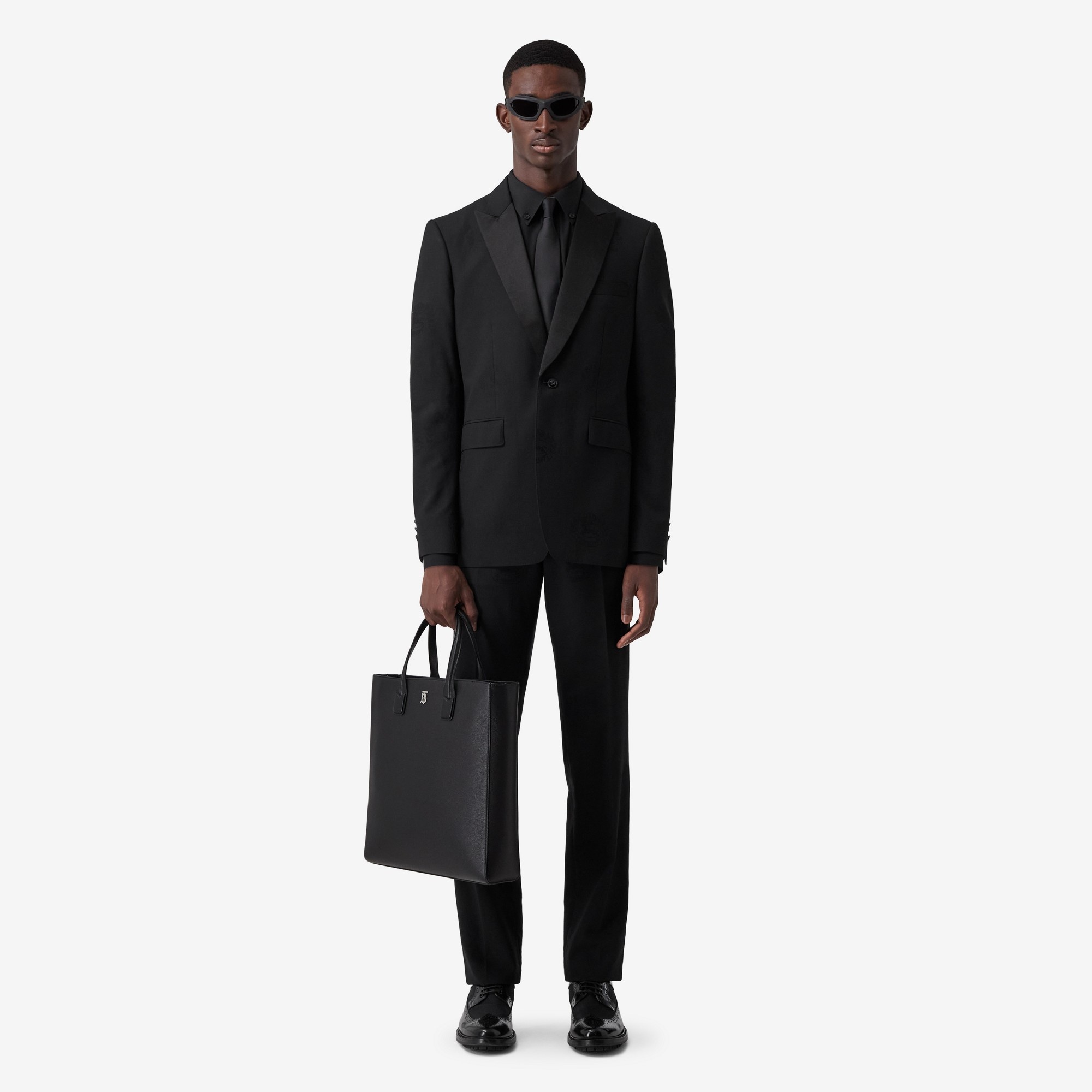 Leather Slim TB Tote - 4