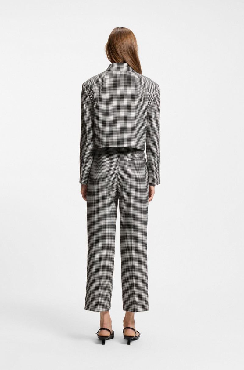 RELAXED-FIT BLAZER WITH CROPPED LENGTH 4