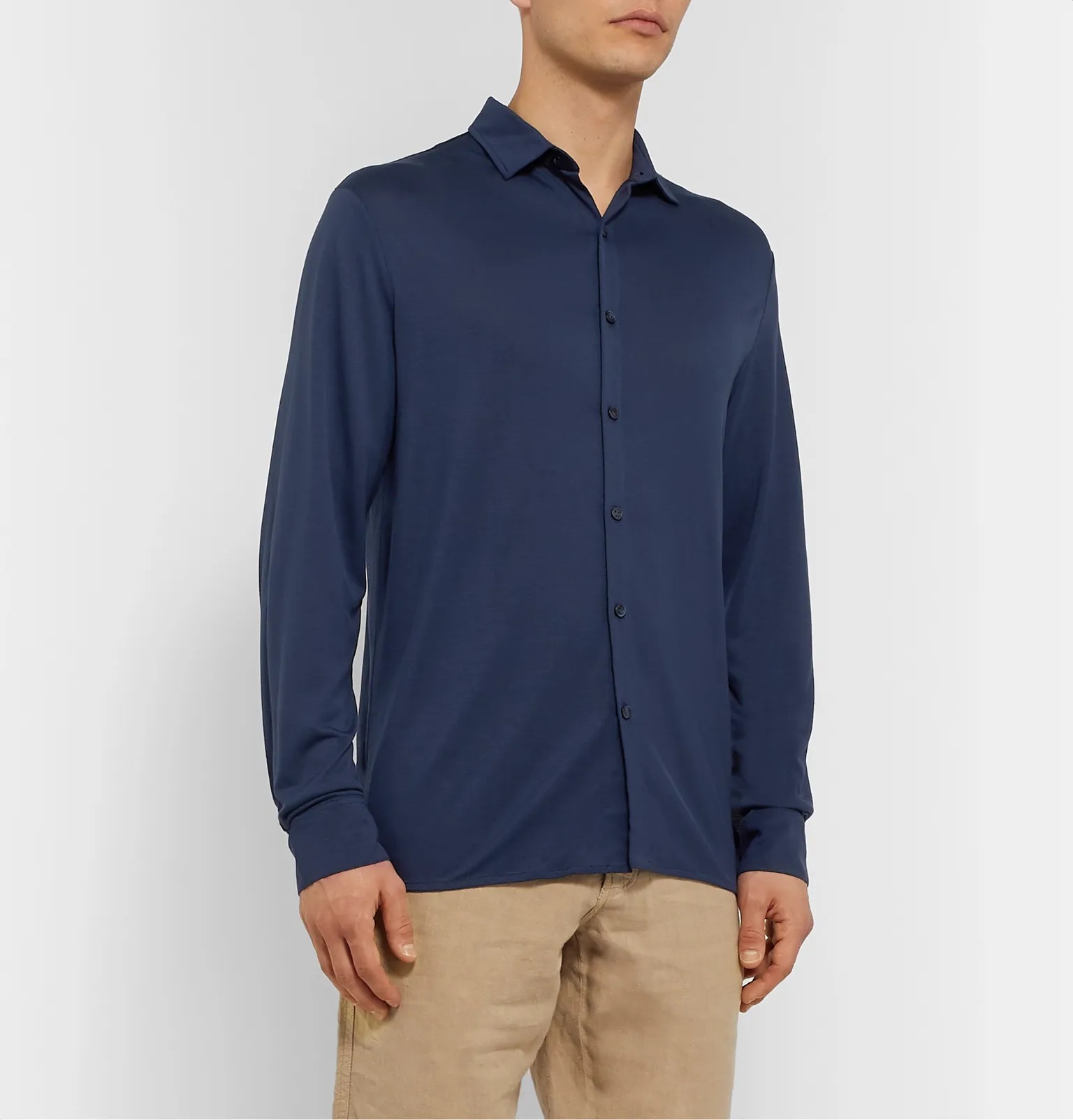 Calandre Tencel Shirt - 4