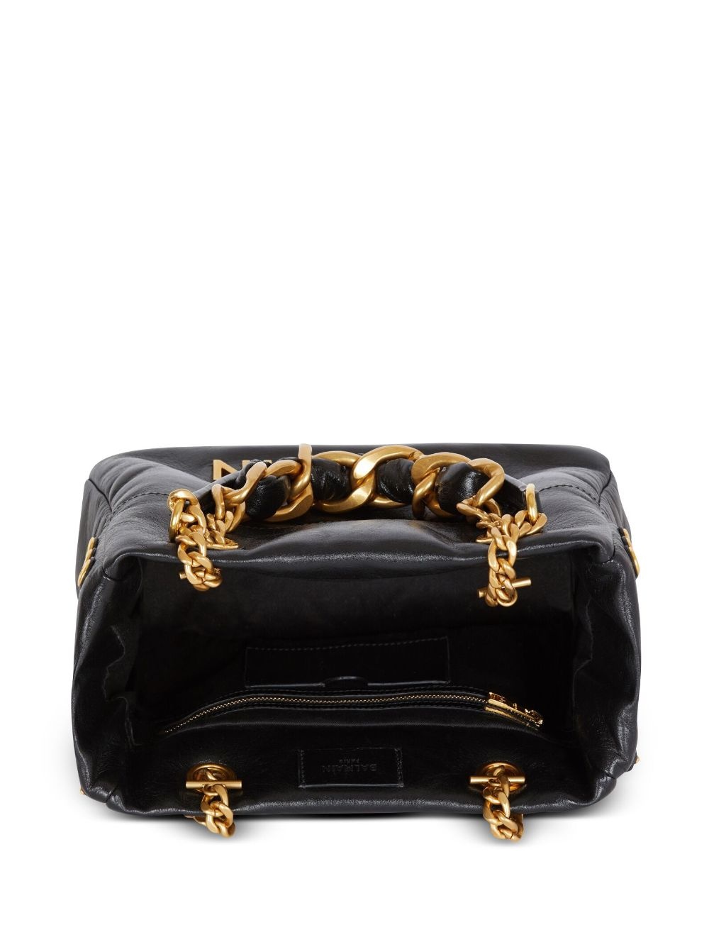 1945 leather tote bag - 7