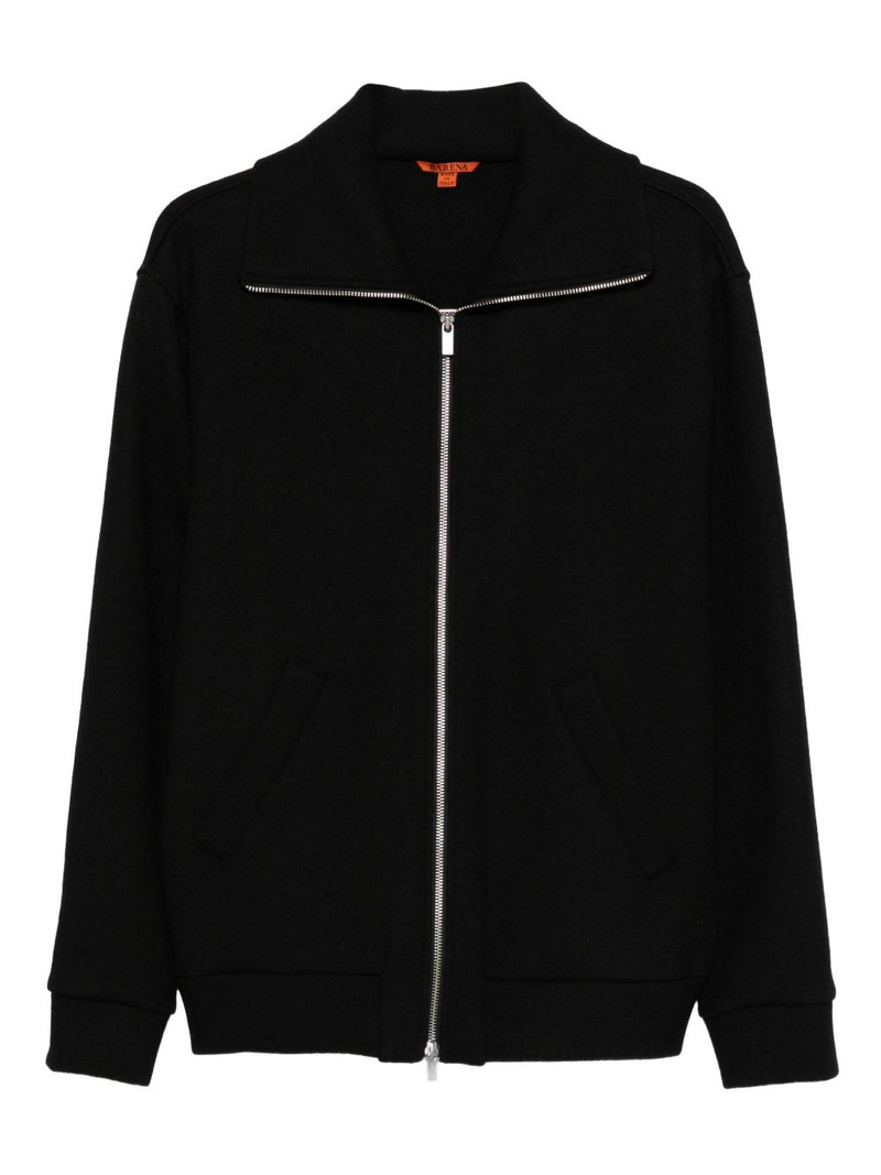zip-front high-neck jacket 1