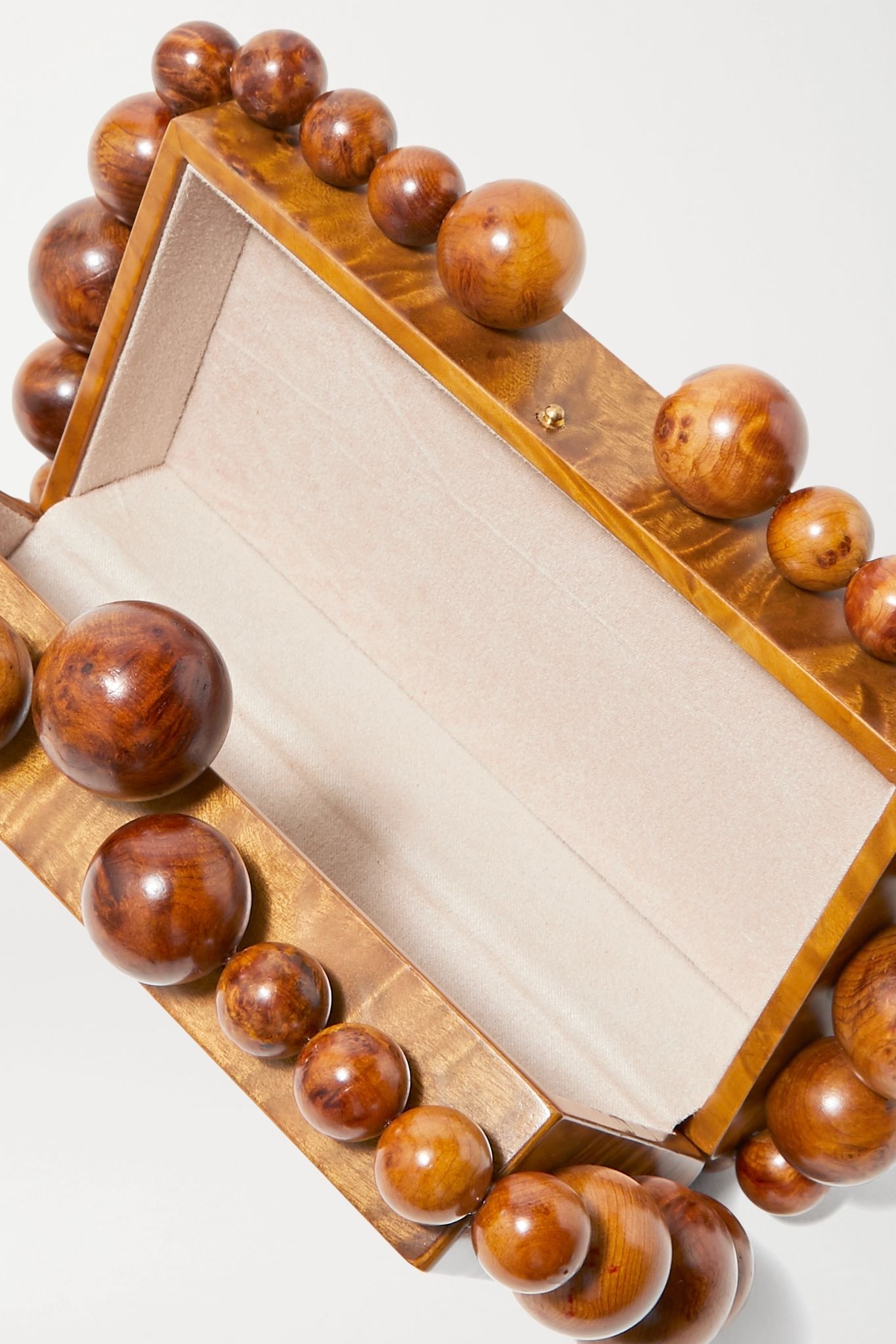 Eos beaded wood clutch - 5