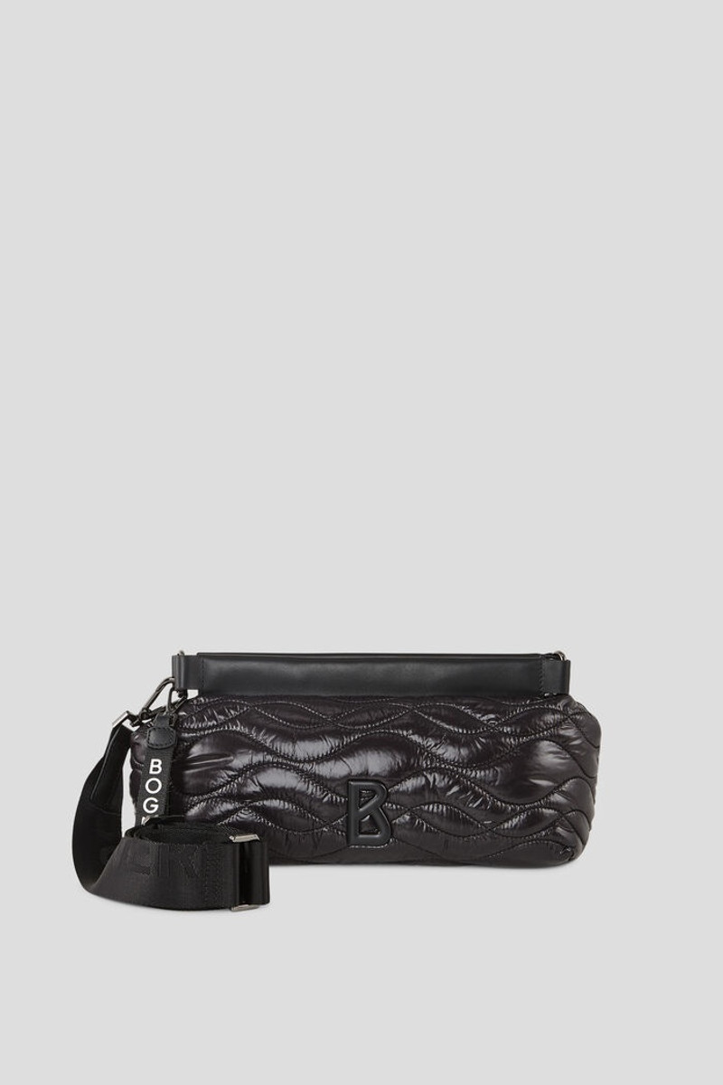 Julina Bavarian wool shoulder bag in Black 1