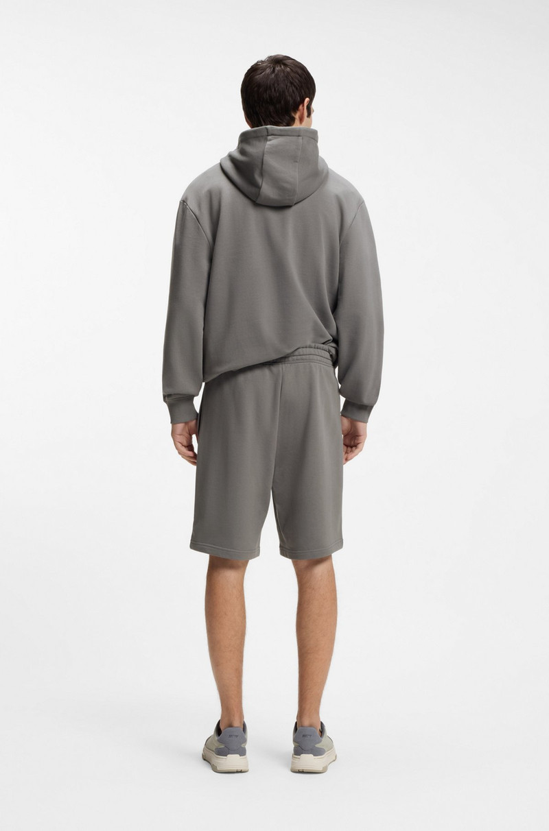 CONTRAST-LOGO HOODIE IN COTTON TERRY 5