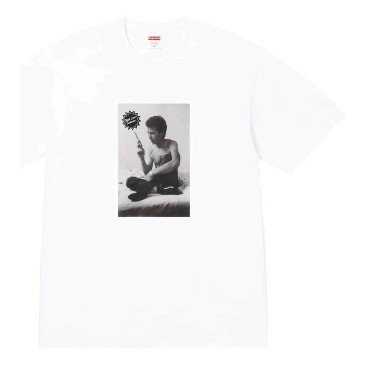 Supreme x Larry Clark FW26 G*n T-Shirt 'White' SUP-FW26-053-WHT - 1