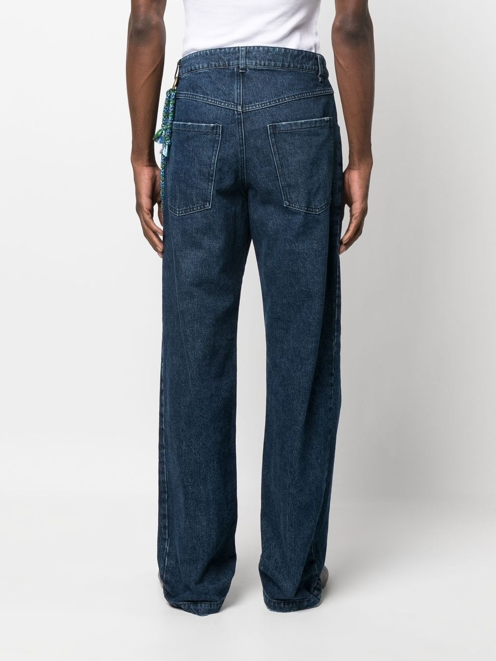 high-waisted wide-leg jeans - 6