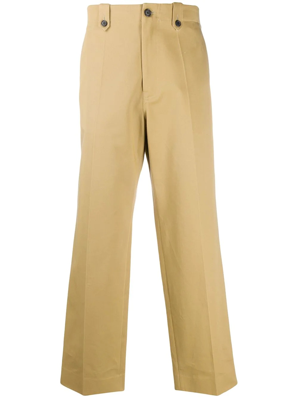 wide-leg chino trousers - 1