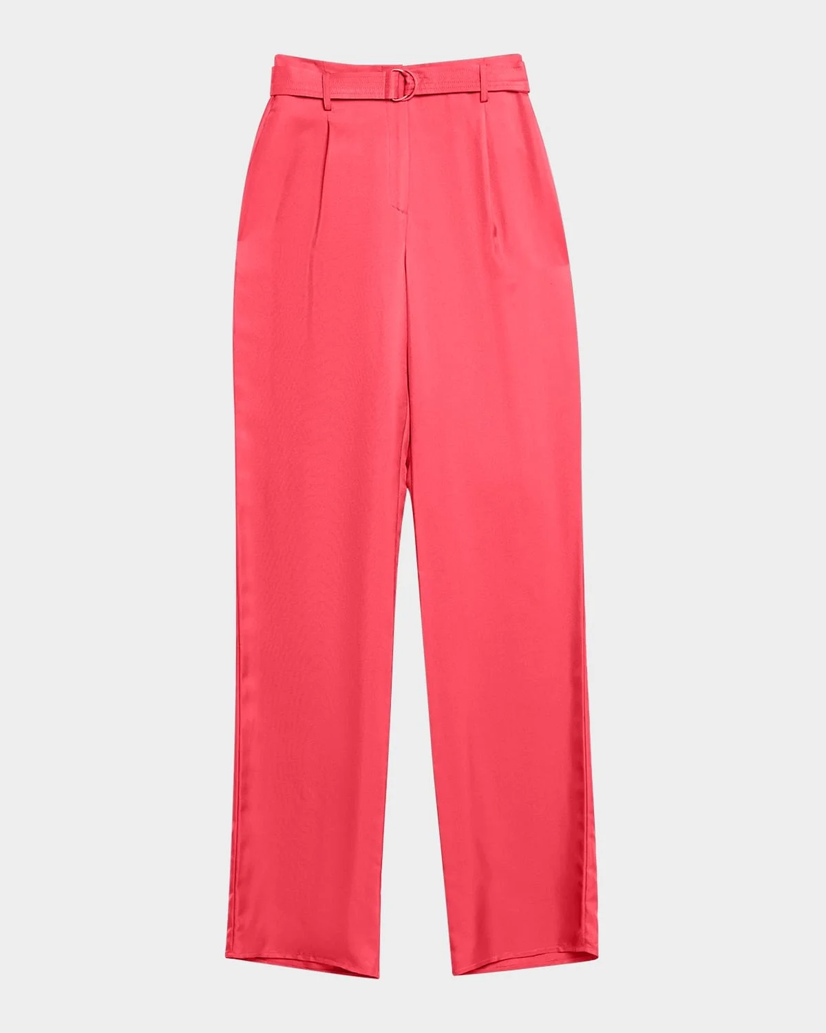 Silky Twill Belted Pants - 1