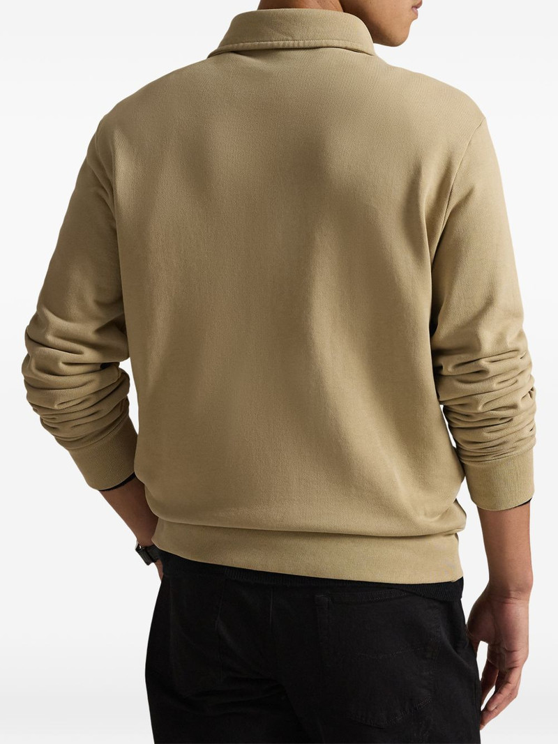 zip chest-pocket polo shirt 4