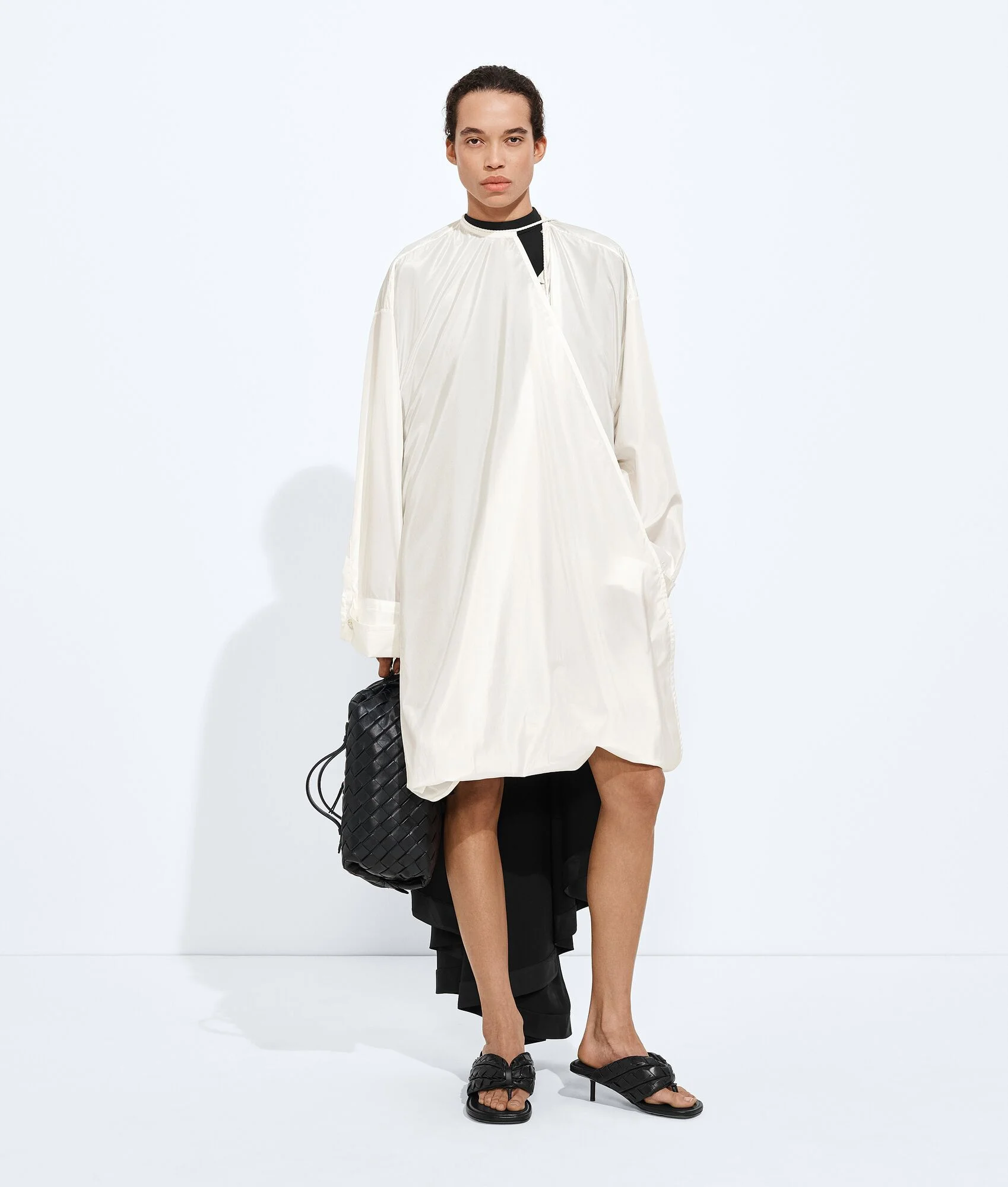 Washed Silk Taffeta Shirt - 1