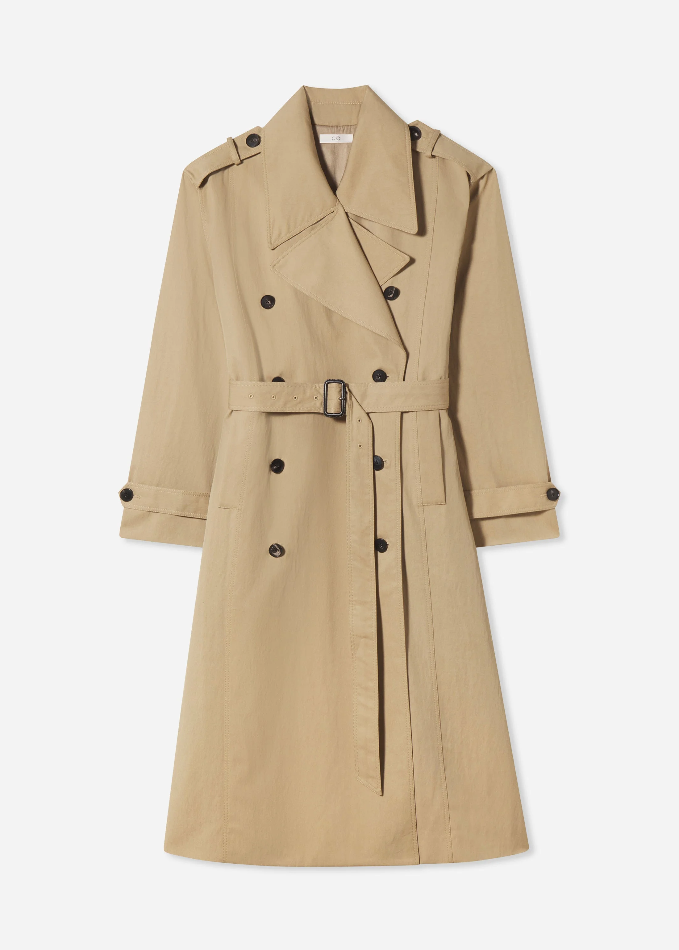 Oversized Trench in Cotton Twill - 1