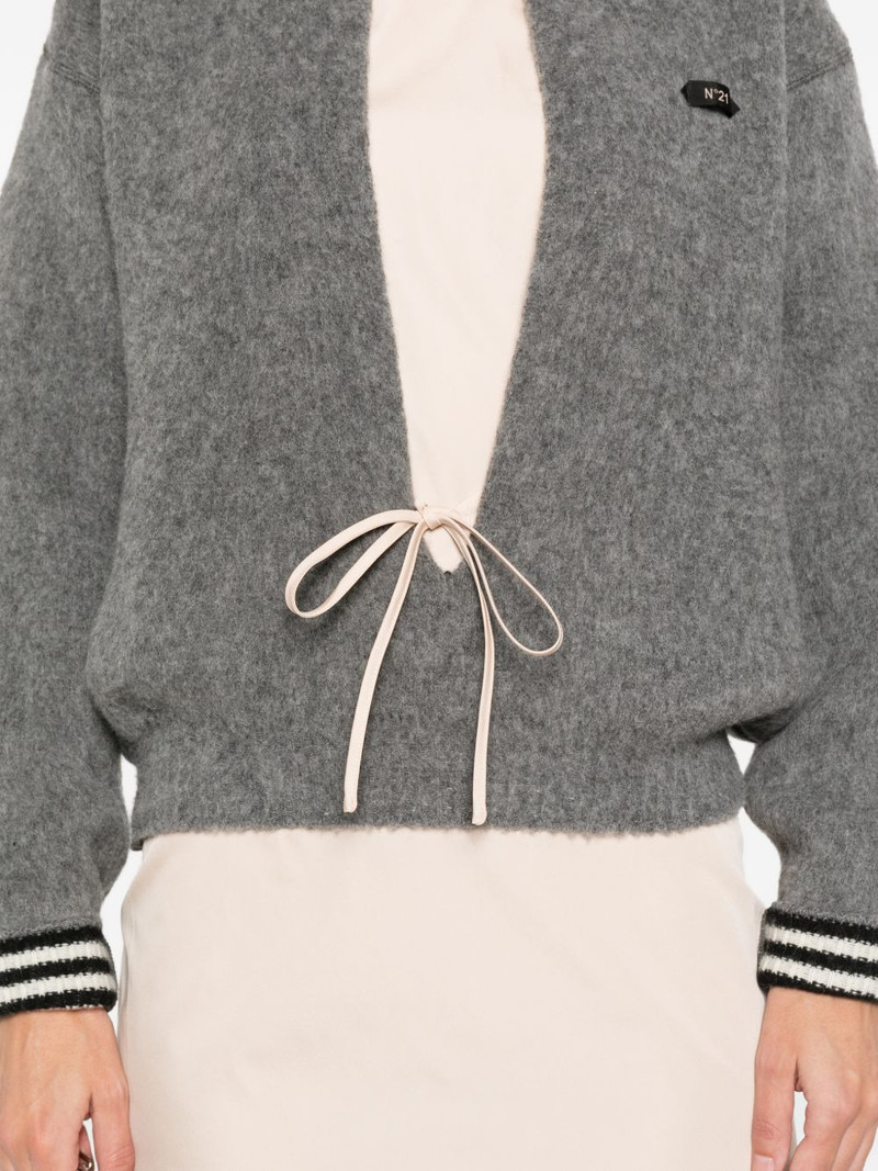 plunging V-neck sweater 5