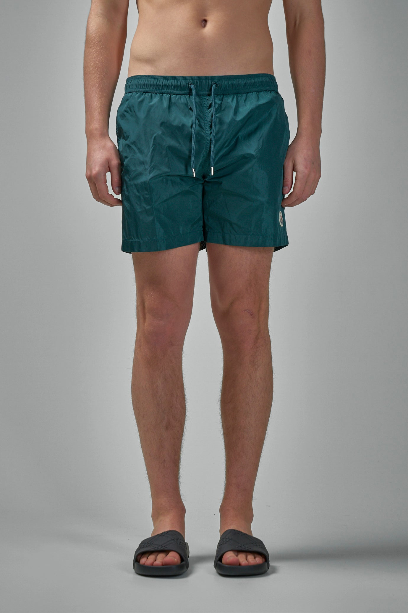 Logo Patch Swim Shorts - 1
