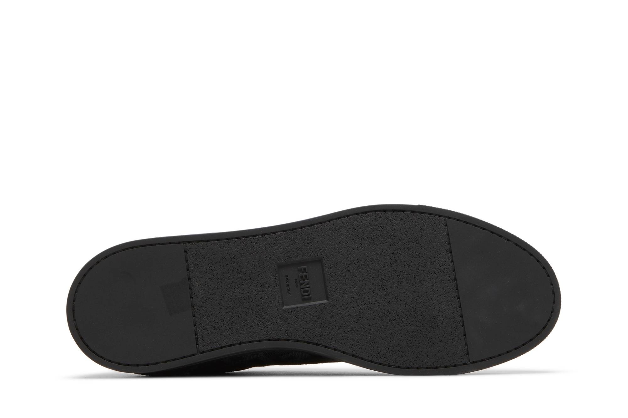 Fendi FF Motif Lace Up Low 'Black' - 4