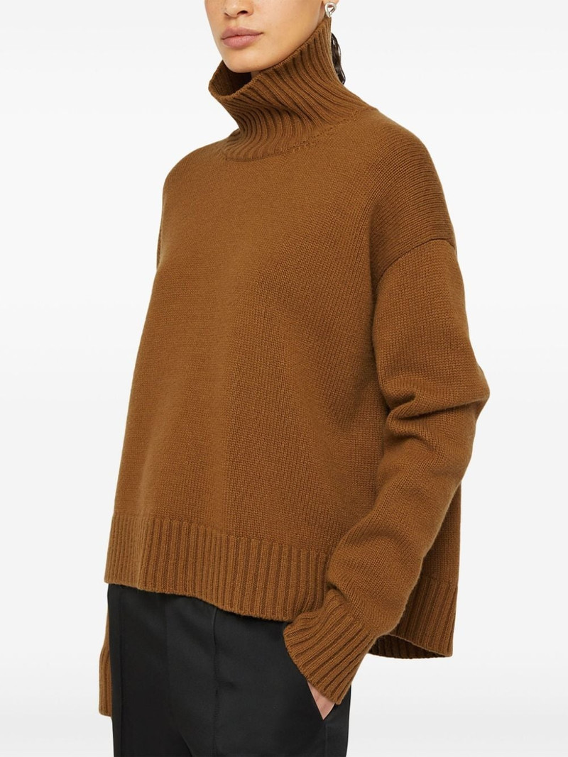 funnel-neck cashmere blend jumper 4