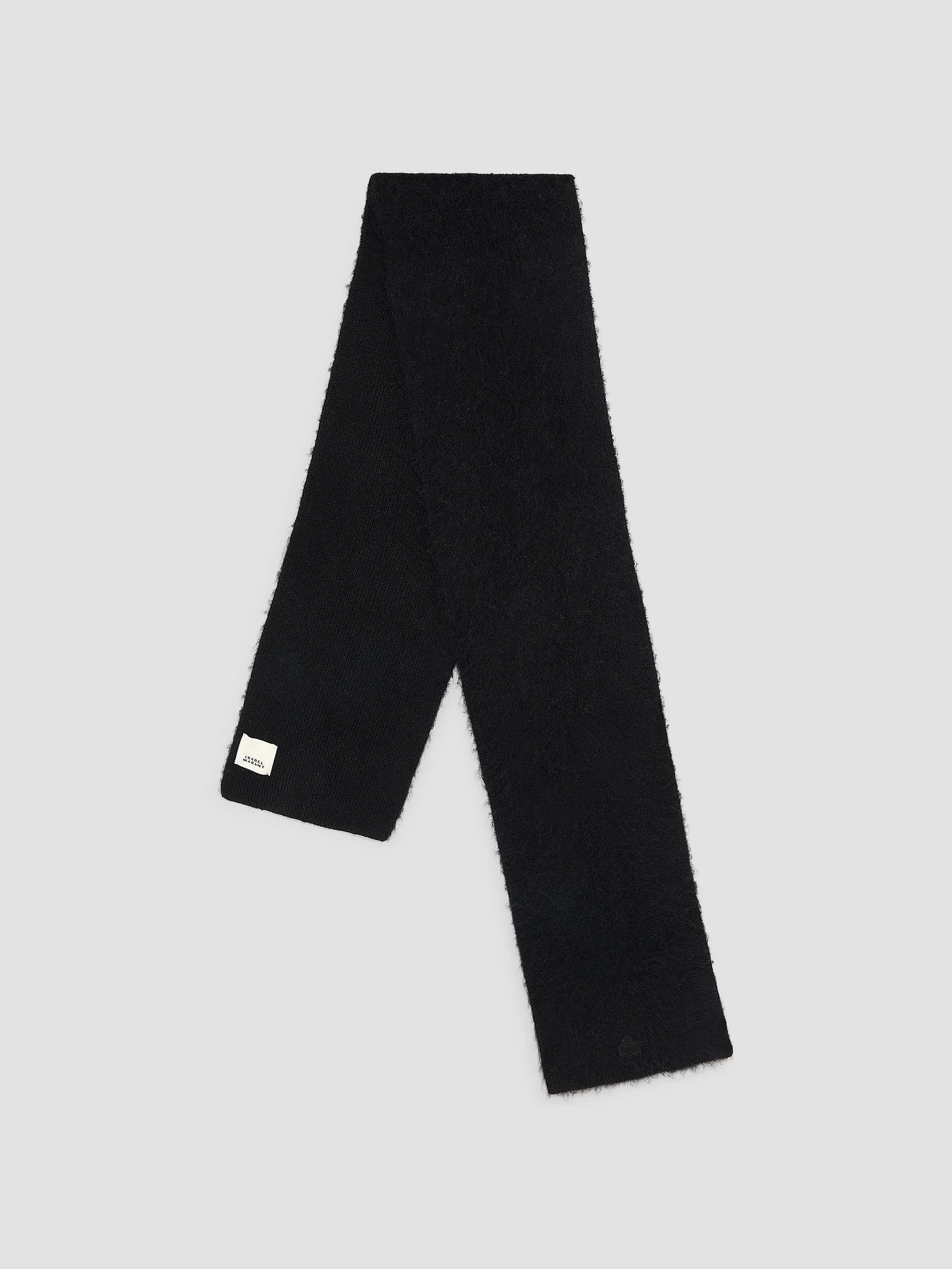 Women's Peliz Alpaca-Blend Scarf - Black - 1