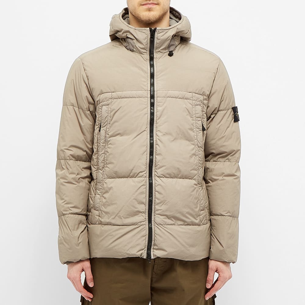 Stone Island Crinkle Reps Hooded Down Jacket - 6