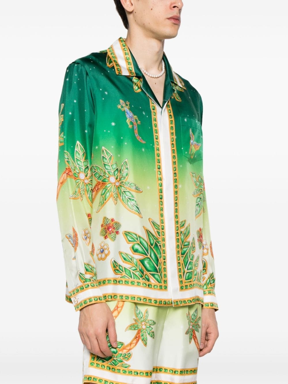 Joyaux D'Afrique silk shirt - 3