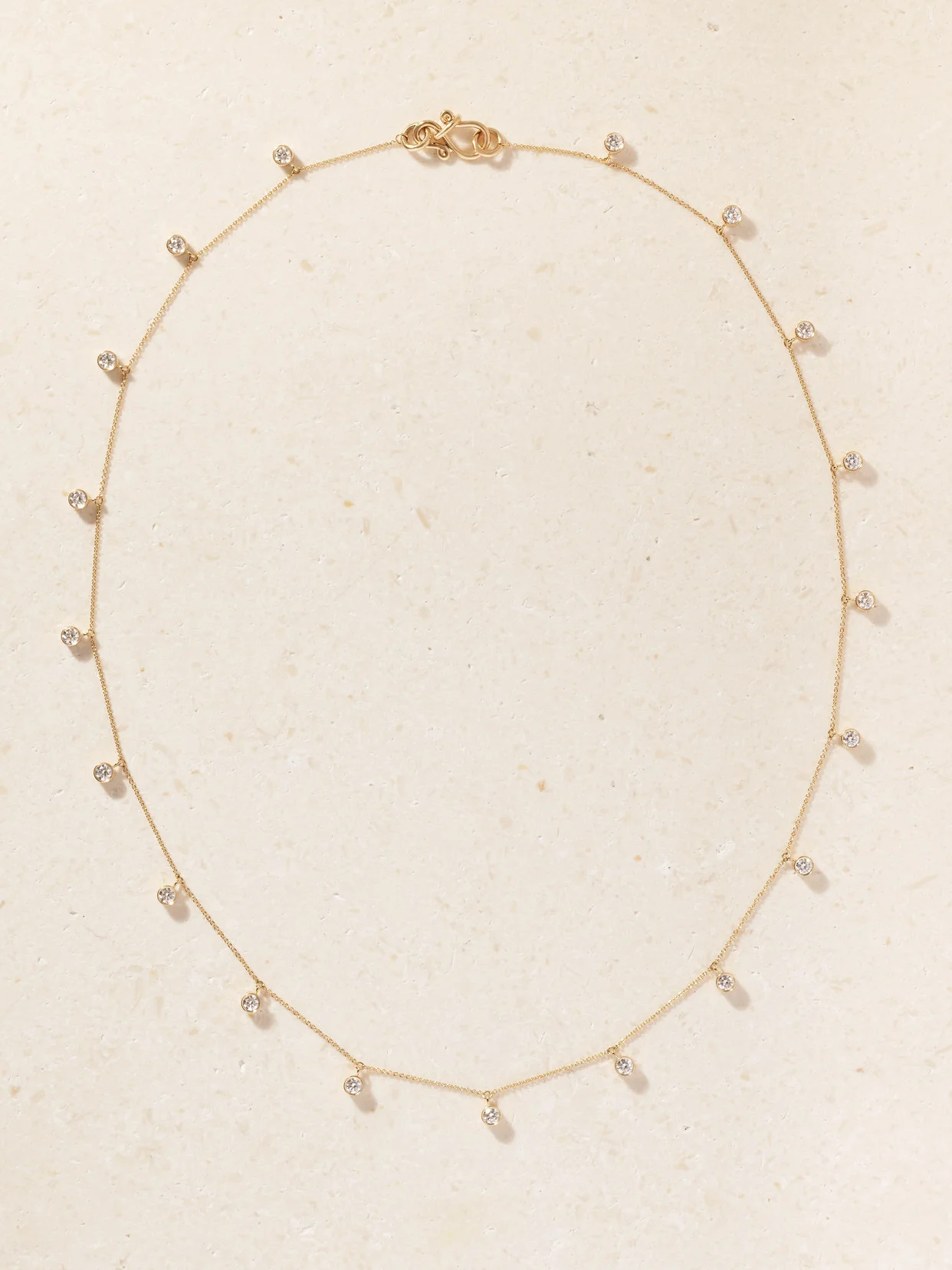 Lou Of The Valley 18-karat Recycled Gold Diamond Necklace - 1