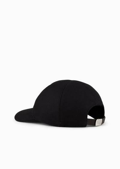 GIORGIO ARMANI Wool-blend baseball cap outlook