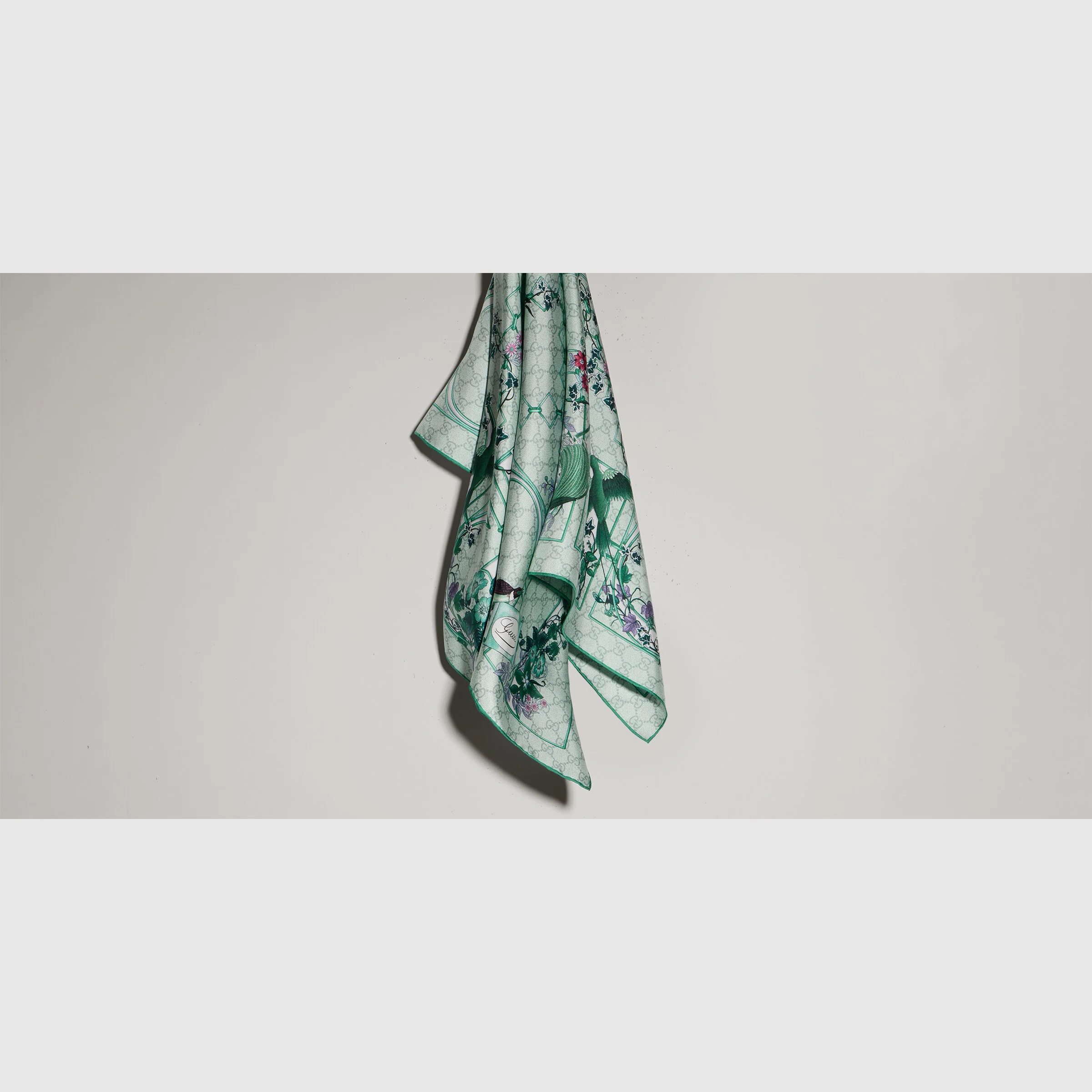 Printed silk twill carré - 1