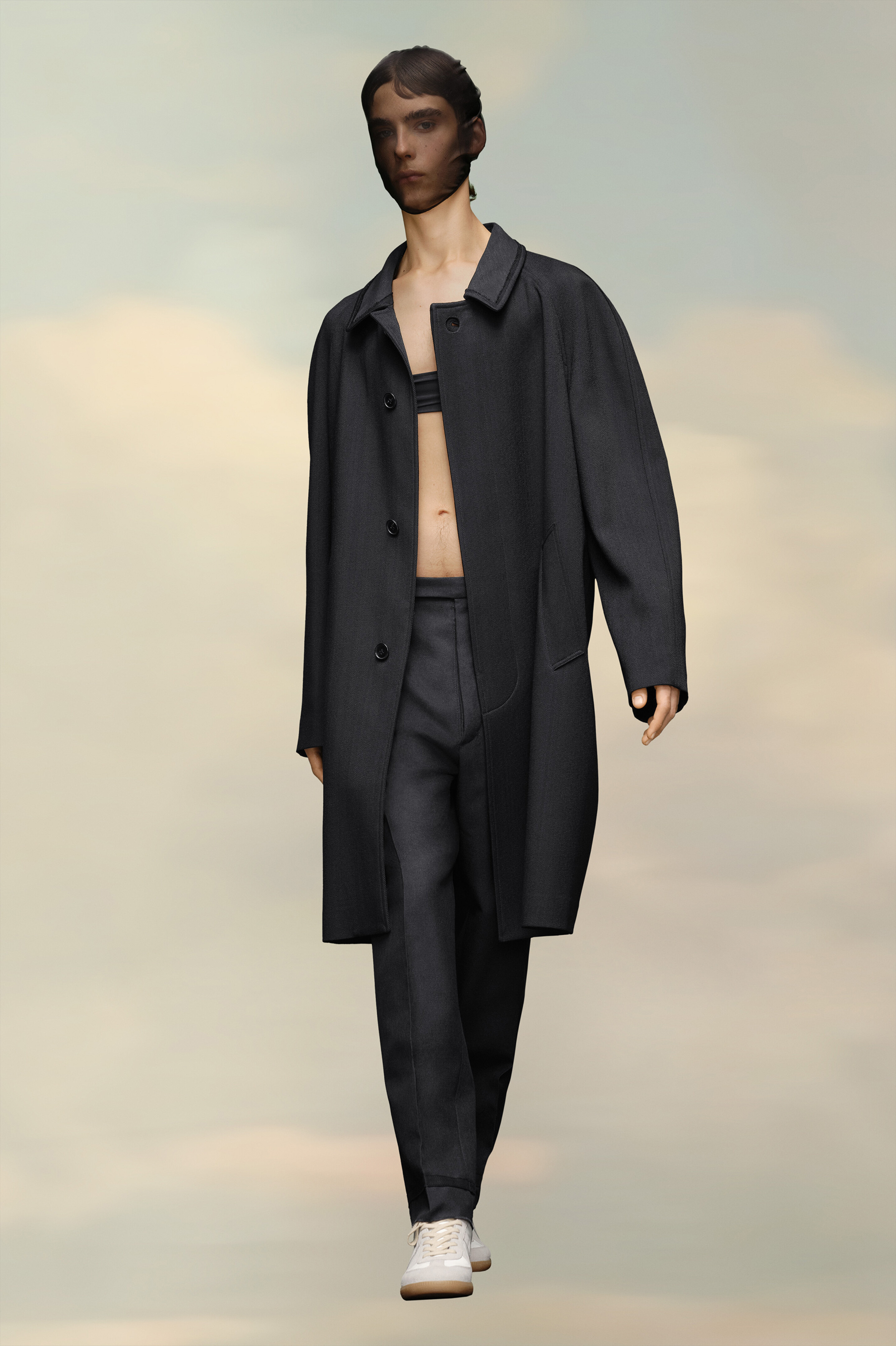 Wool viscose coat - 3