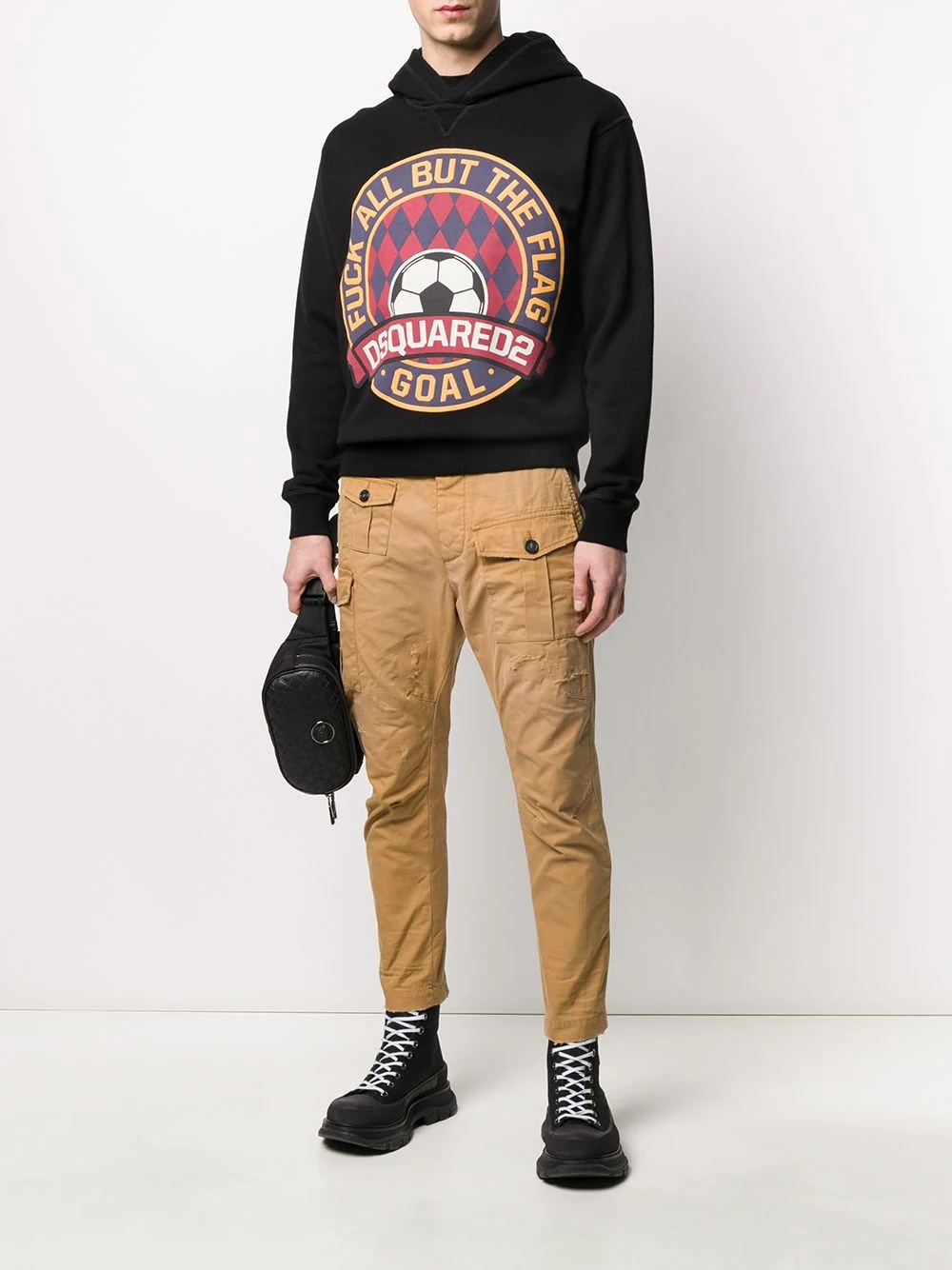 tapered cargo trousers - 2