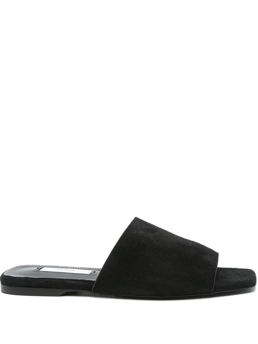 TOTEME Velvet Flat Sandals - 1