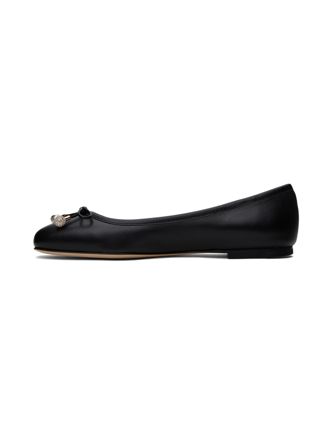 Black Elme Ballerina Flats - 3