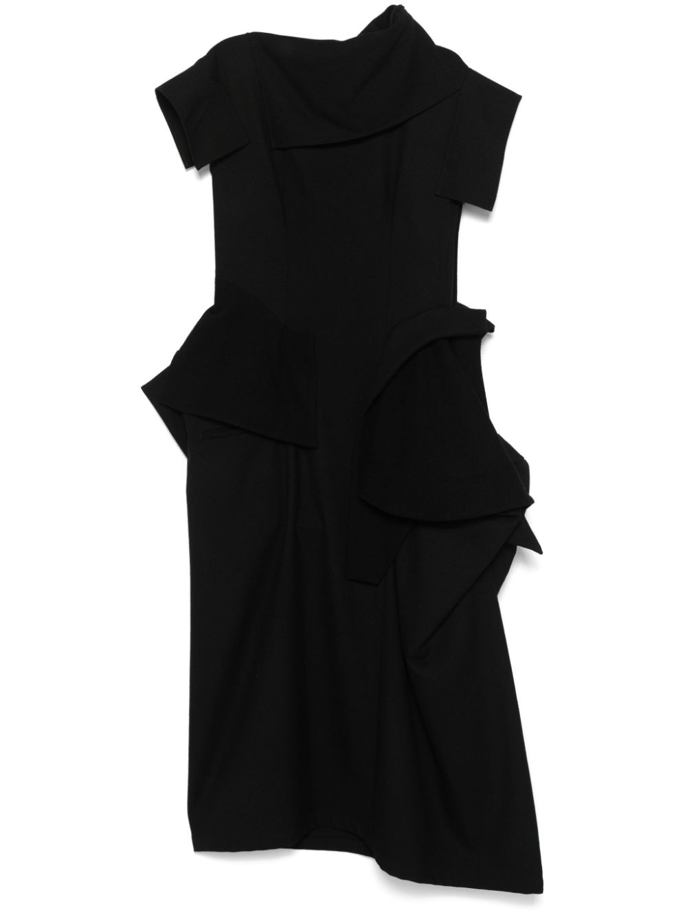 asymmetric maxi dress - 1