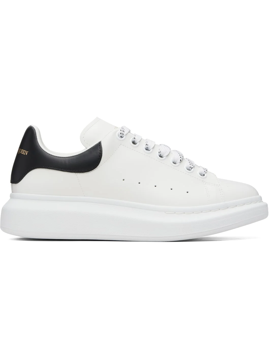 White & Black Oversized Sneakers - 1