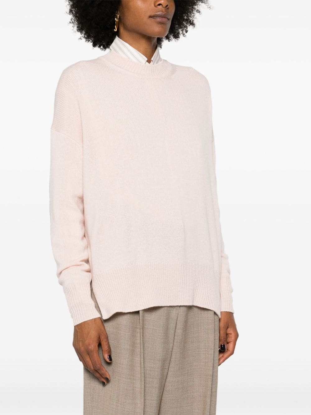 crew-neck cashmere jumper - 3