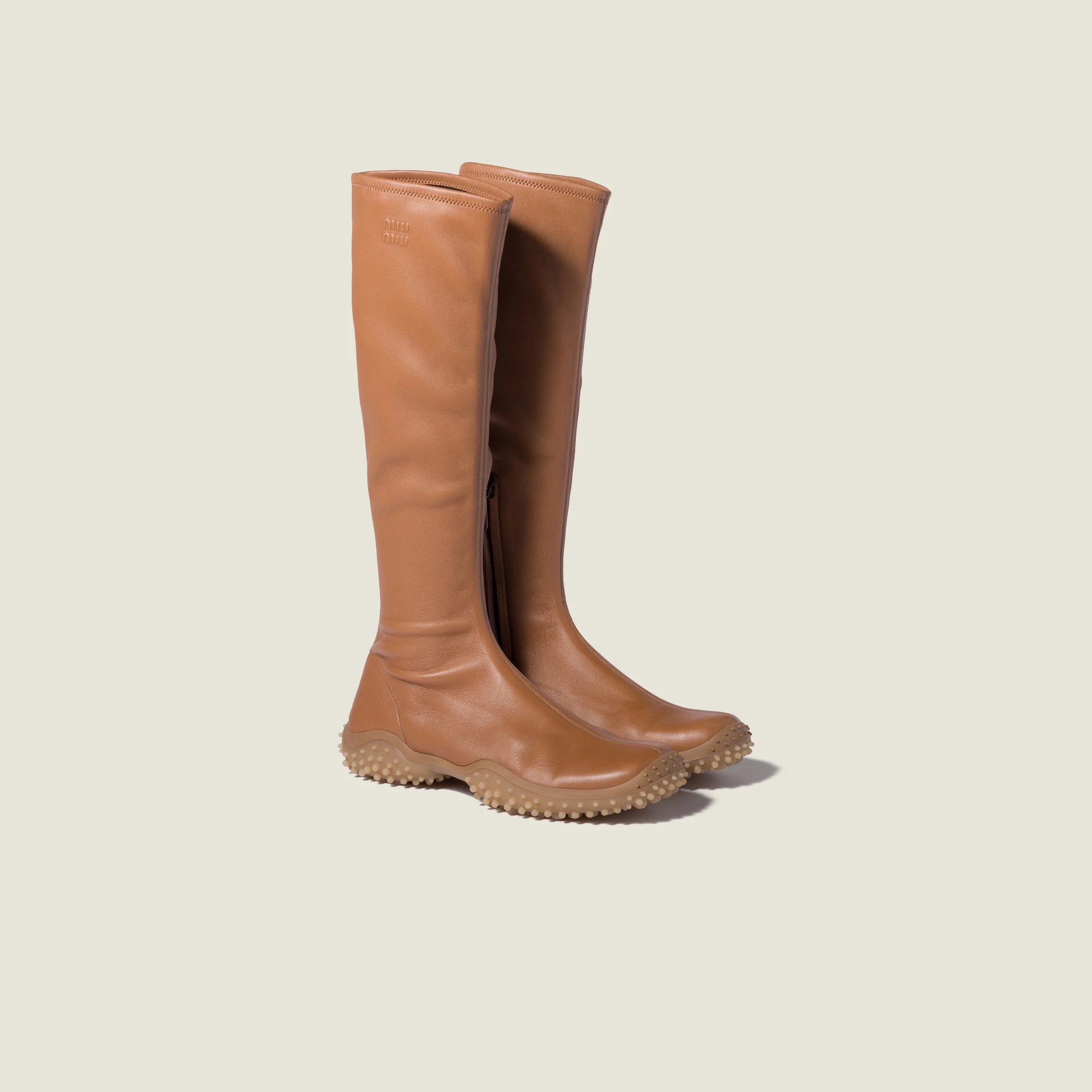 Stretch nappa leather boots - 1