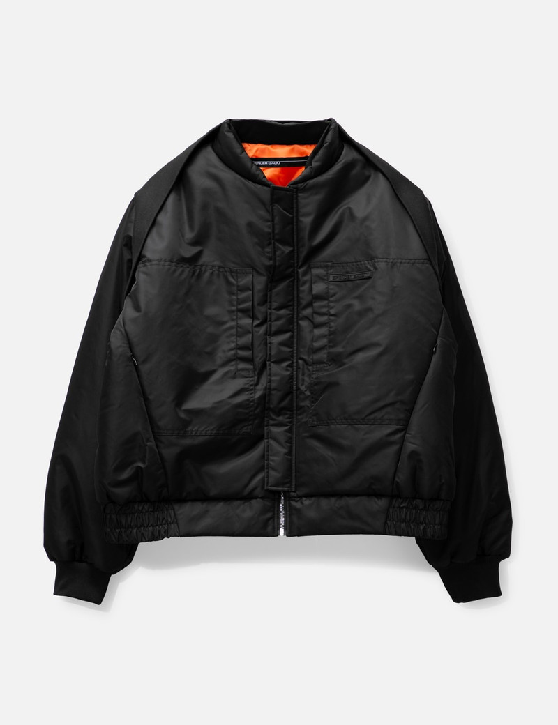 PULLED BACK BOMBER JACKET 1