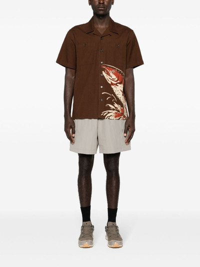 FILSON fish-print cotton shirt outlook