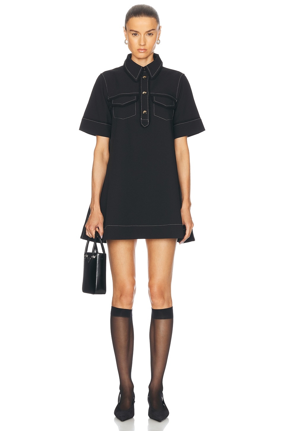 Mini Shirt Dress - 1