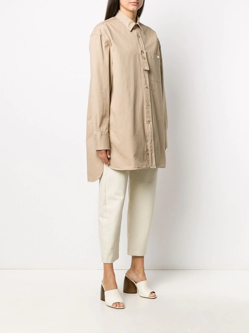 oversized long sleeve shirt - 3