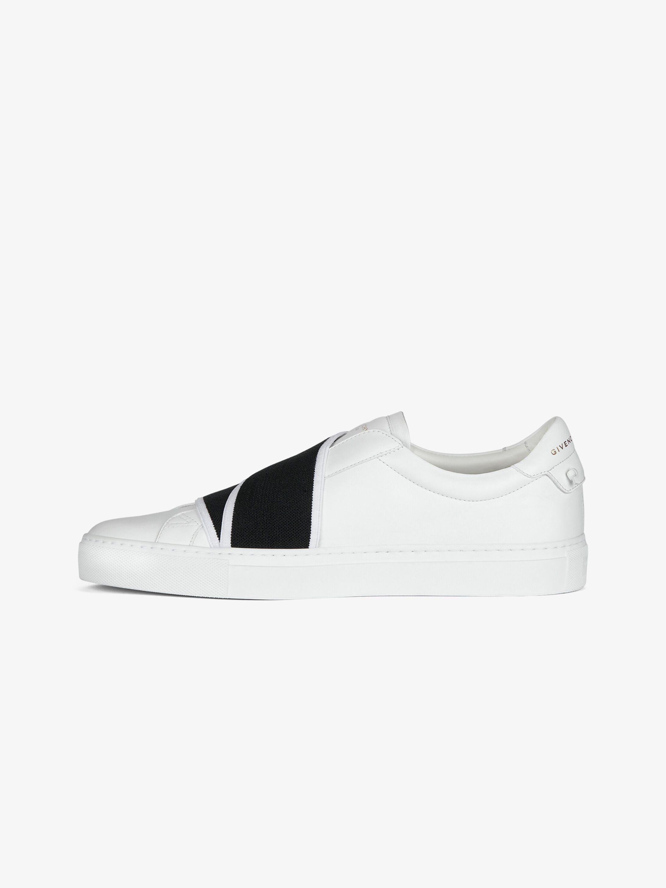 GIVENCHY crossed webbing sneakers in leather - 5