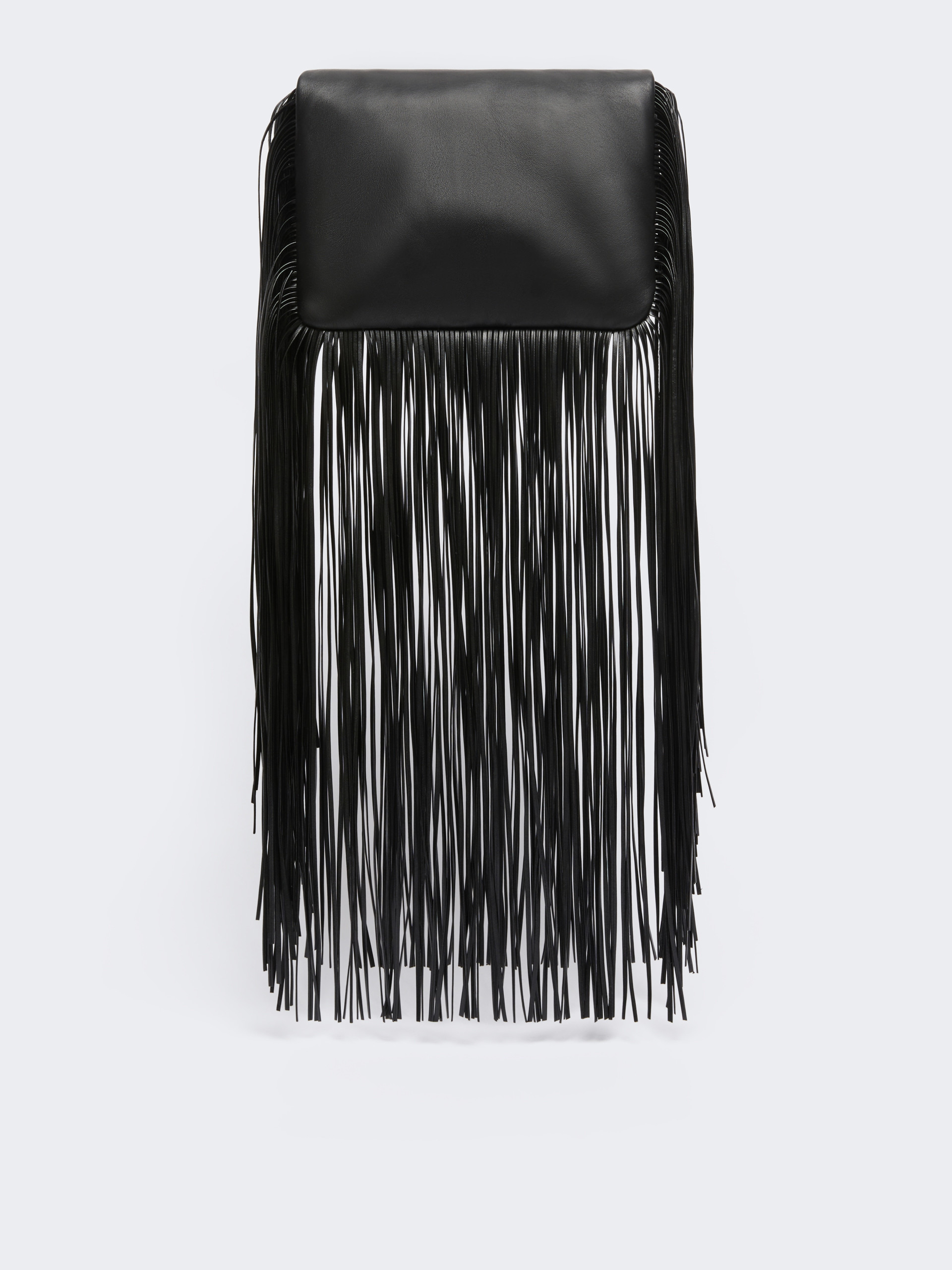 STILLA Mini envelope bag in nappa with fringes - 3