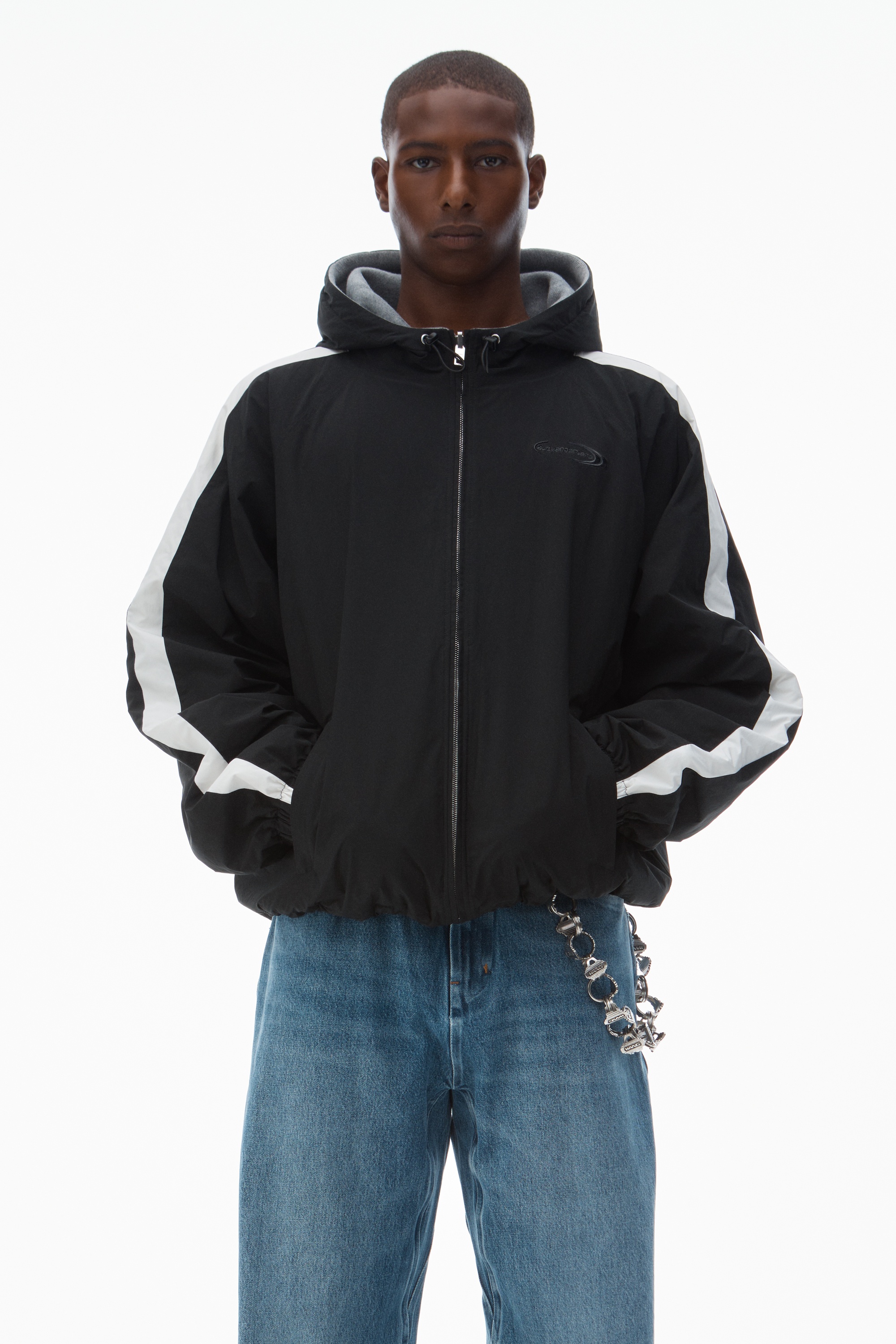 Unisex Reversible Raglan Hoodie - 3
