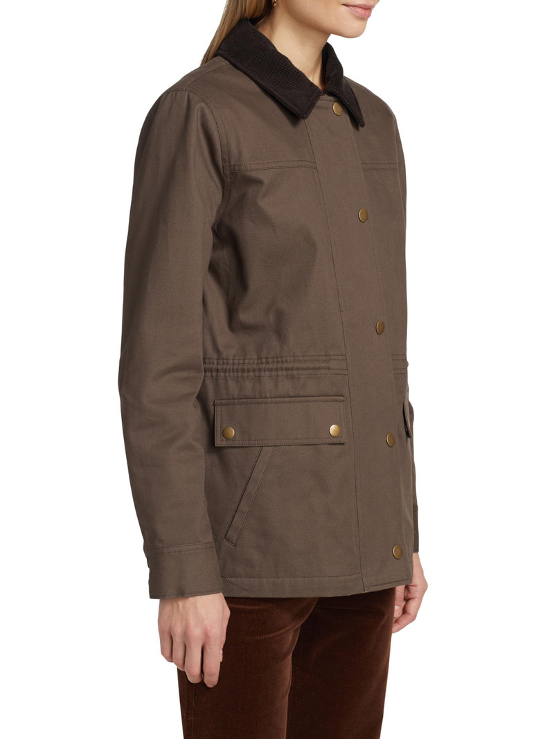 Women's Horizon Cotton Jacket - Brown 4