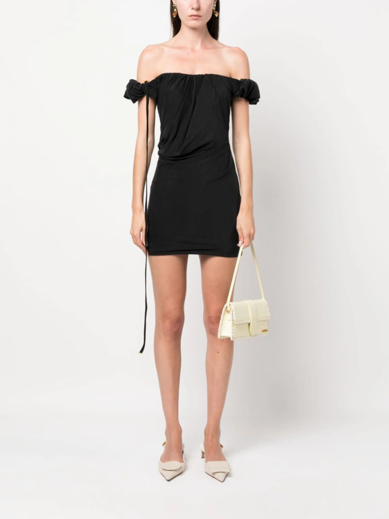 JACQUEMUS La Robe Ciceri draped minidress outlook