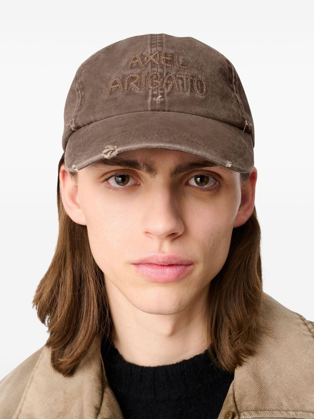 The Chain Stitch embroidered baseball cap - 2