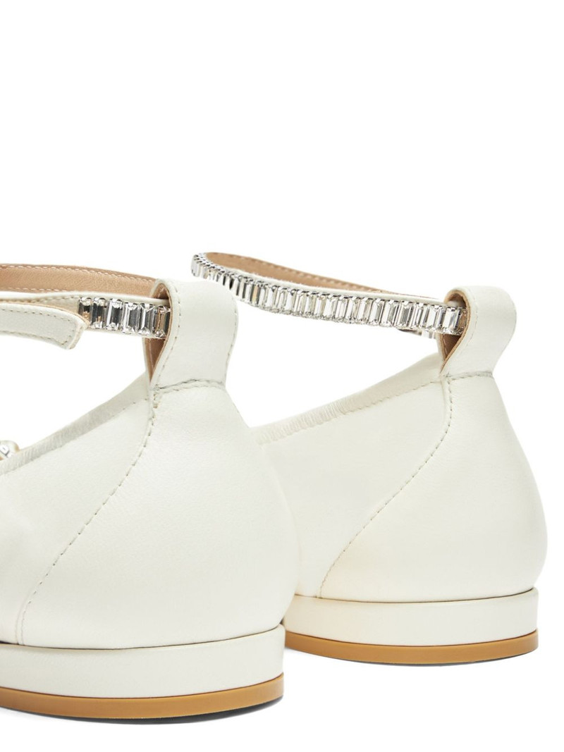 crystal-embellished bow flats 5