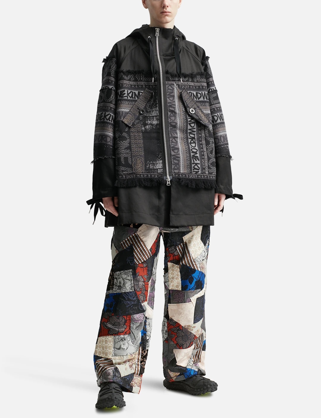 sacai ERIC HAZE JACQUARD HOODED BLOUSON | hbx | REVERSIBLE